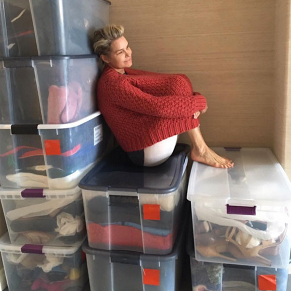 Yolanda Foster, Boxes, Instagram Yolanda Foster, Boxes, Instagram